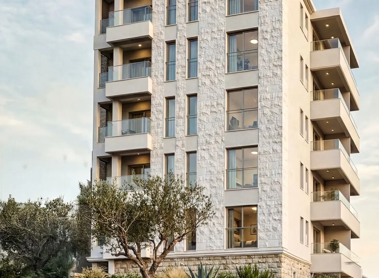 Prodaja, dvosoban stan, 60m², Podkošljun, Budva
