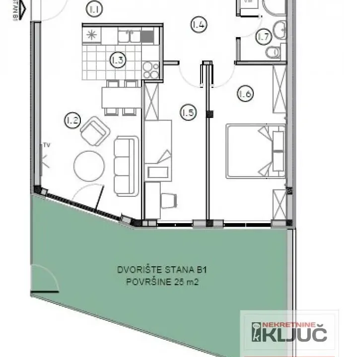 Prodaja, trosoban stan, 56m², Sremska Kamenica, Petrovaradin