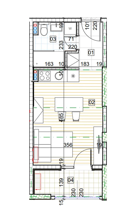 Sale, studio apartment, 29m², Budva, Crna Gora