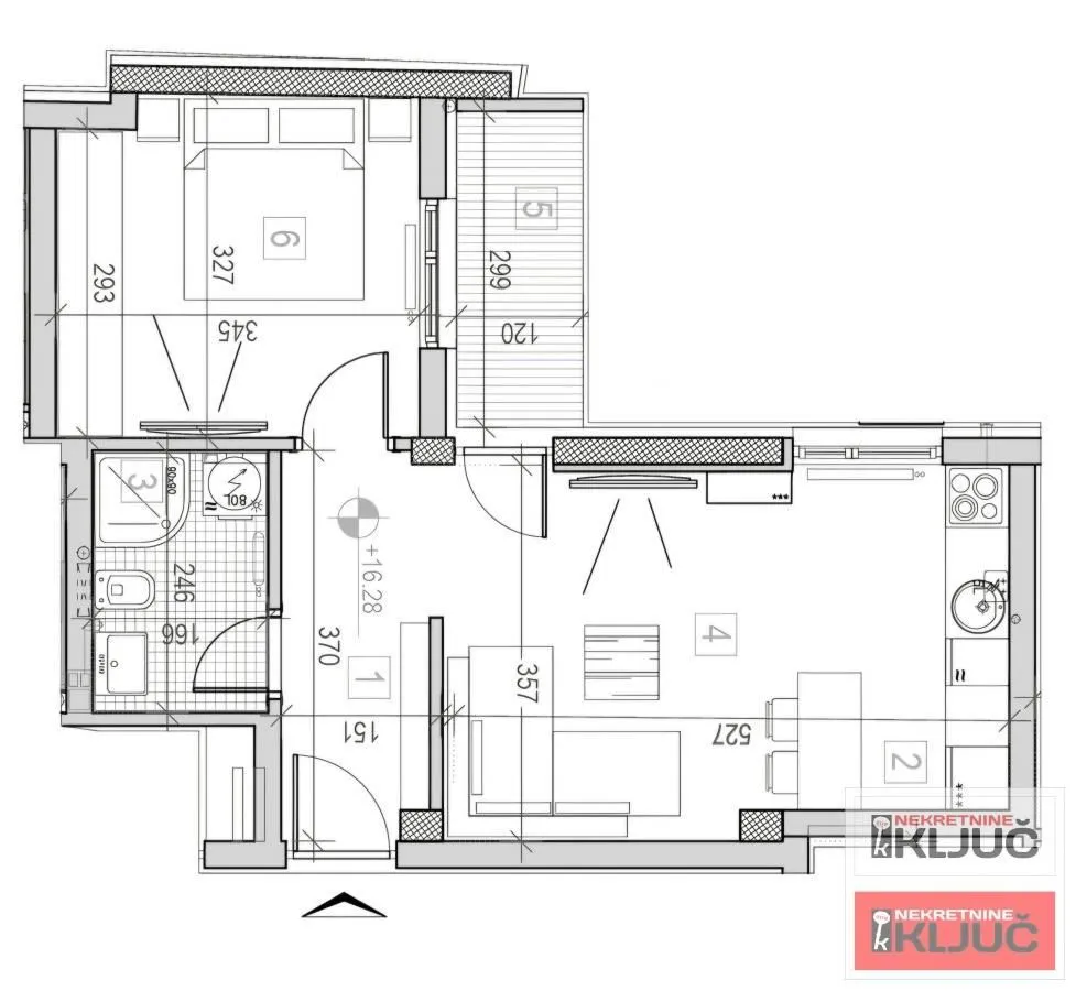 Prodaja, dvosoban stan, 41m², Podbara, Novi Sad Sve Podlokacije