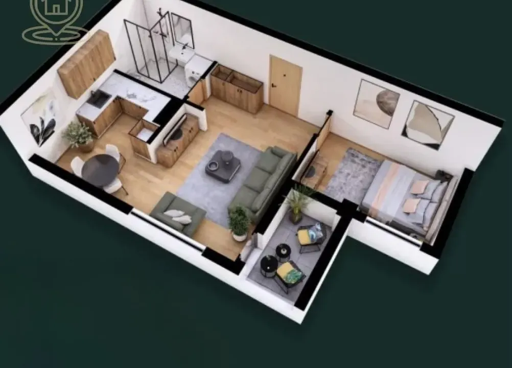 Prodaja, dvosoban stan, 40m², Petrovaradin, Novi Sad