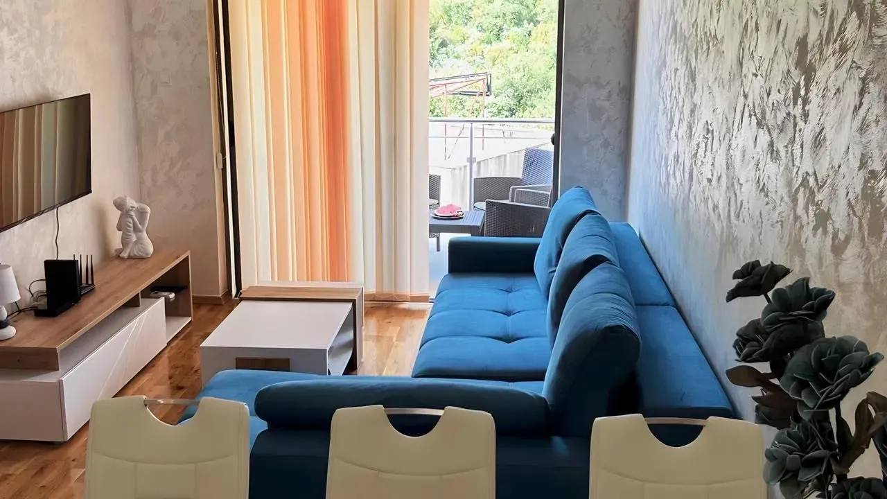 Rent, one bedroom apartment, 49m², Pržno, Budva