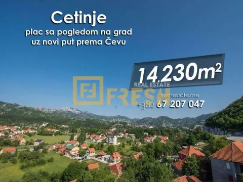Sale, land lot, 14230m², Cetinje, Crna Gora