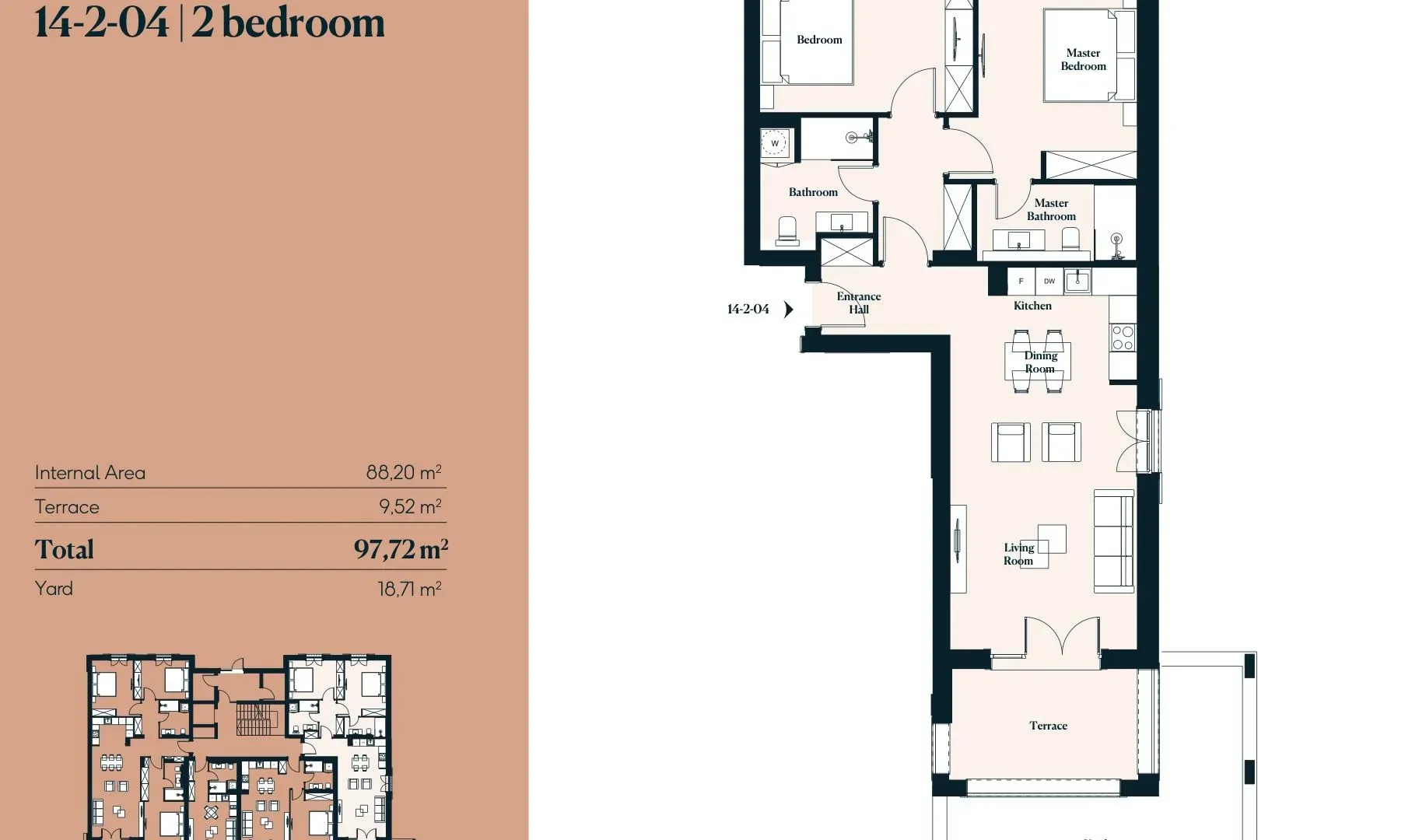 Sale, apartment, 97m², Tivat, Crna Gora