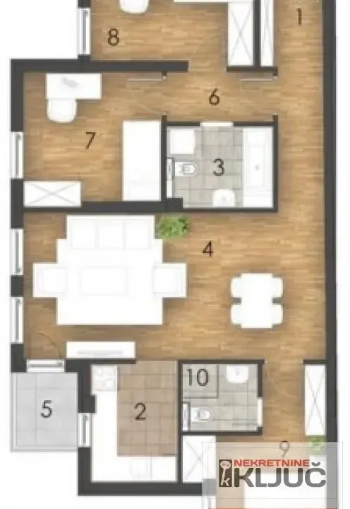 Prodaja, četvorosoban stan, 81m², Bulevar patrijarha Pavla, Novi Sad Sve Podlokacije
