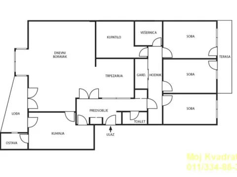 Sale, four bedroom apartment, 137m², Savski Venac, Beograd - image 19