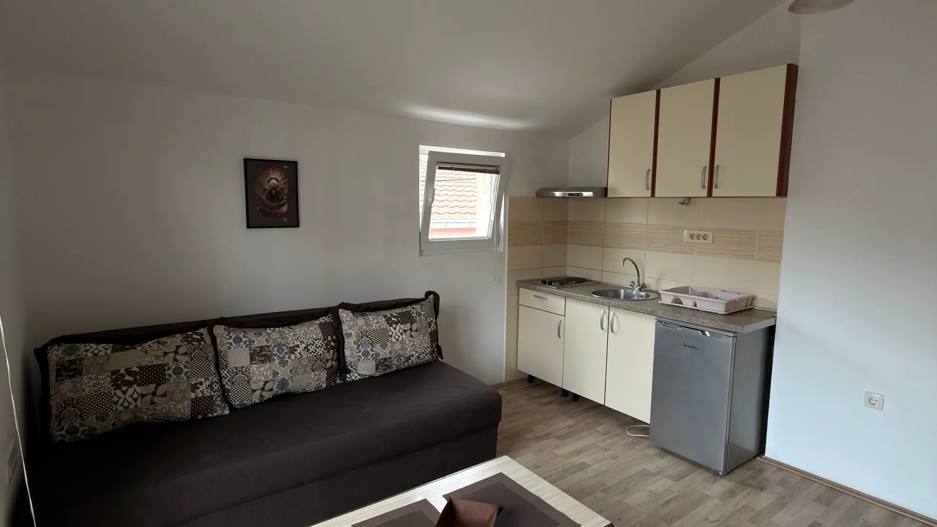 Rent, studio apartment, 28m², Blok 9, Podgorica