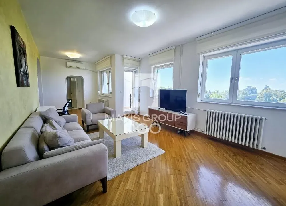 Rent, three bedroom apartment, 90m², Savski Venac, Beograd