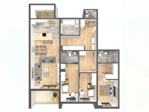 Prodaja, trosoban stan, 127m², Gorica C, Podgorica - image 4