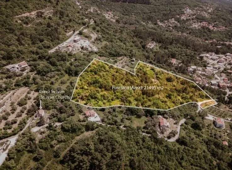 Prodaja, plac, 21495m², Kavač, Kotor