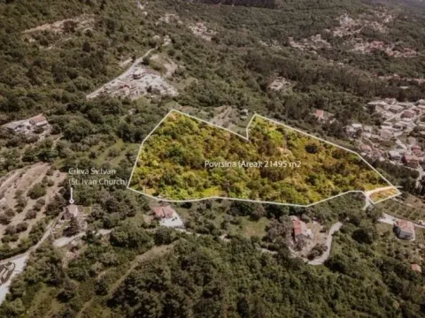 Sale, land lot, 21495m², Kavač, Kotor