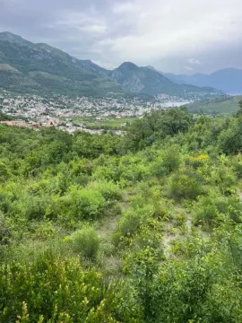 Pogled na grad, zelene površine i okolne planine. - image 4