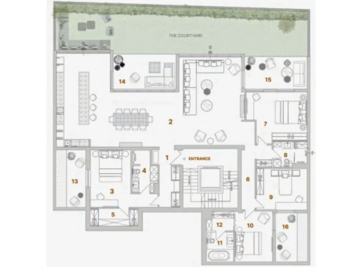 Prodaja, petosoban stan, 237m², Dedinje Sve Podlokacije, Beograd