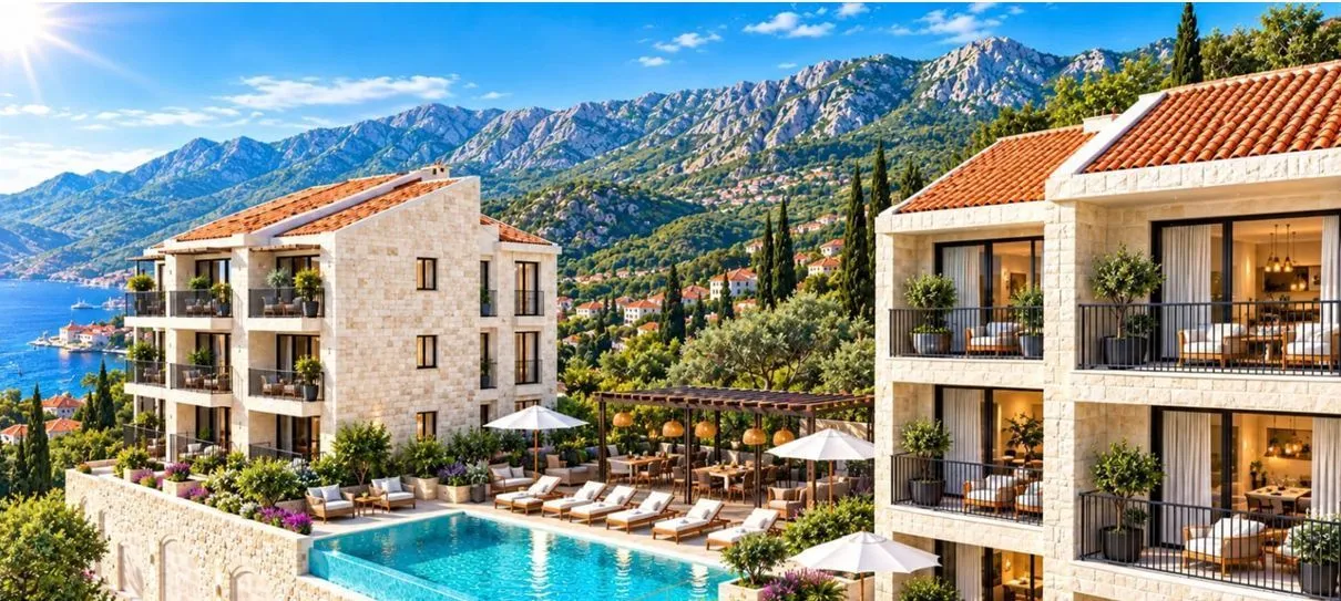 Prodaja, dvosoban stan, 74m², Reževići, Budva