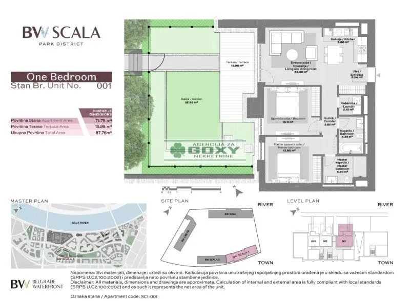 Prodaja, trosoban stan, 88m², Savski Venac, Beograd
