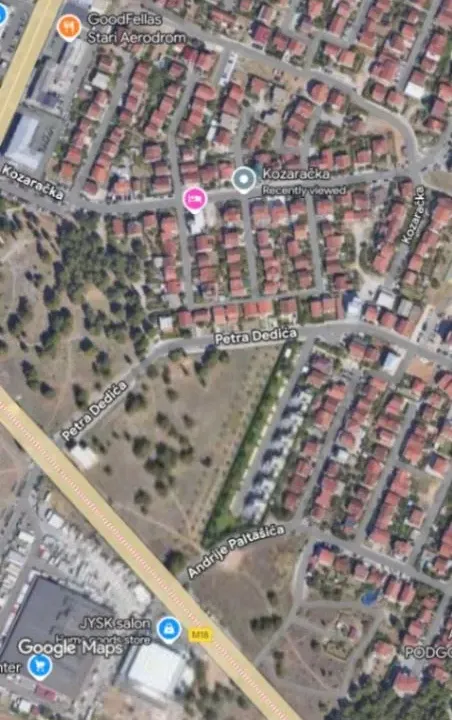 Rent, land lot, 713m², Stari Aerodrom, Podgorica