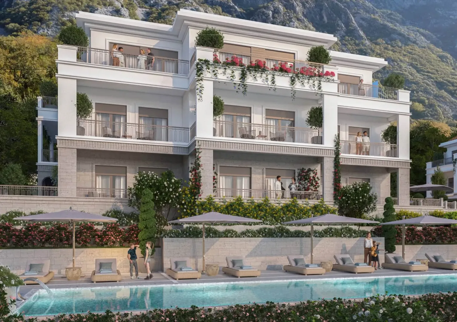 Prodaja, dvosoban stan, 53m², Ljuta, Kotor