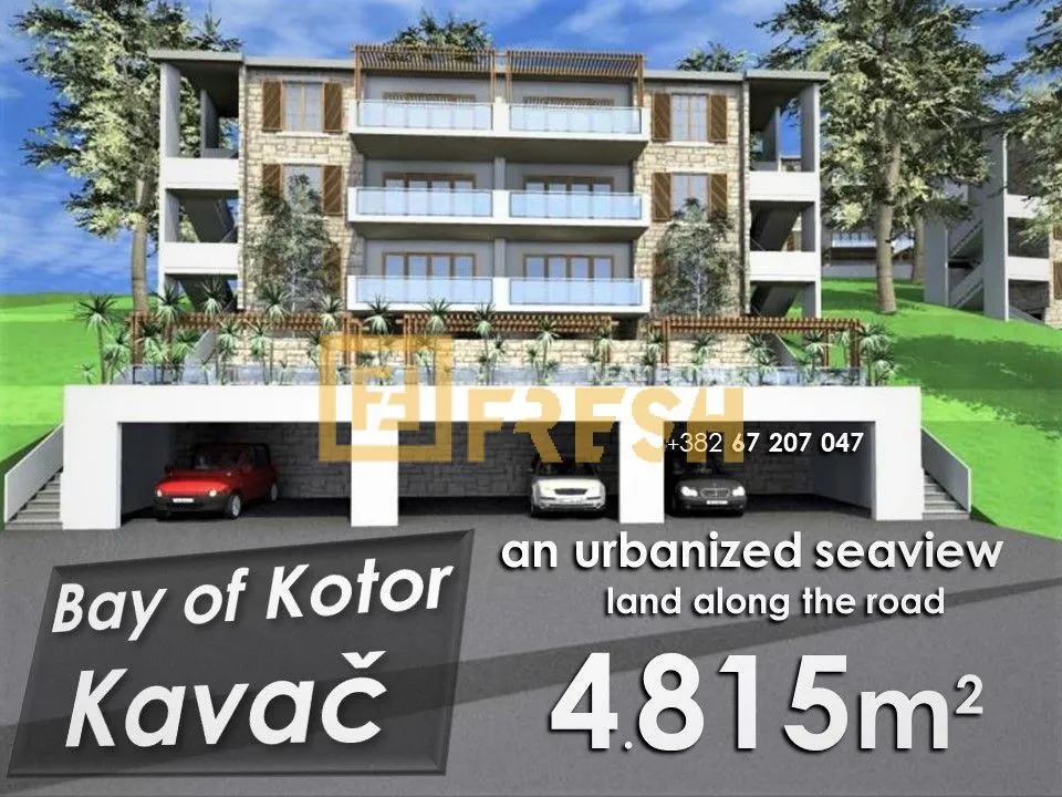 Prodaja, plac, 4815m², Kotor, Crna Gora