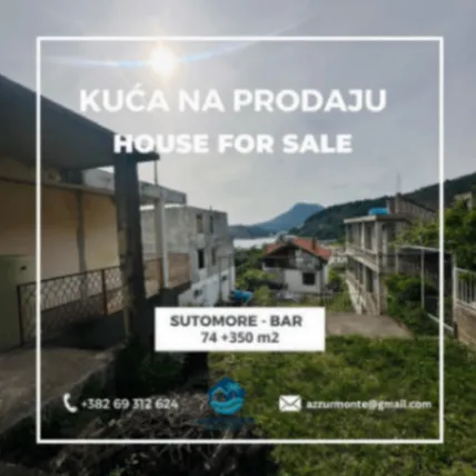 Prodaja, kuća, 74m², Sutomore, Bar