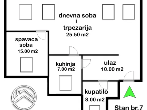 Prodaja, dvosoban stan, 65m², Mirijevo Sve Podlokacije, Beograd - image 2