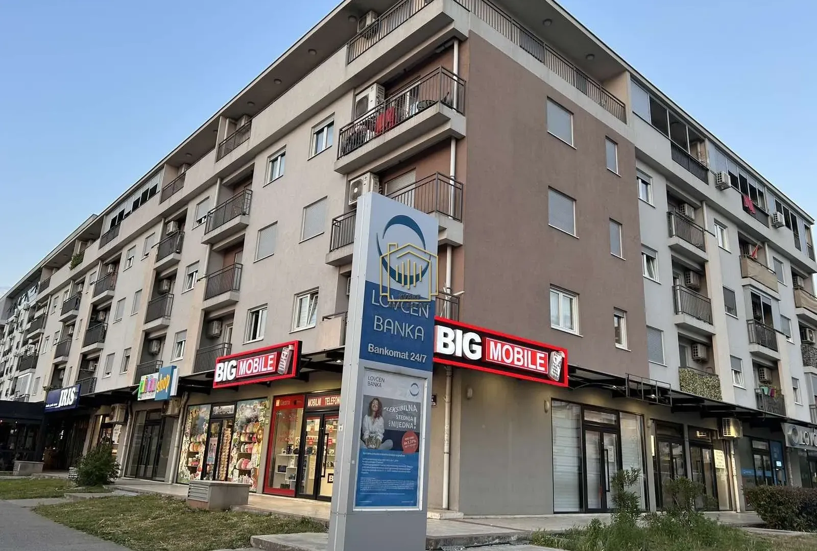 Prodaja, jednosoban stan, 39m², Stari Aerodrom, Podgorica