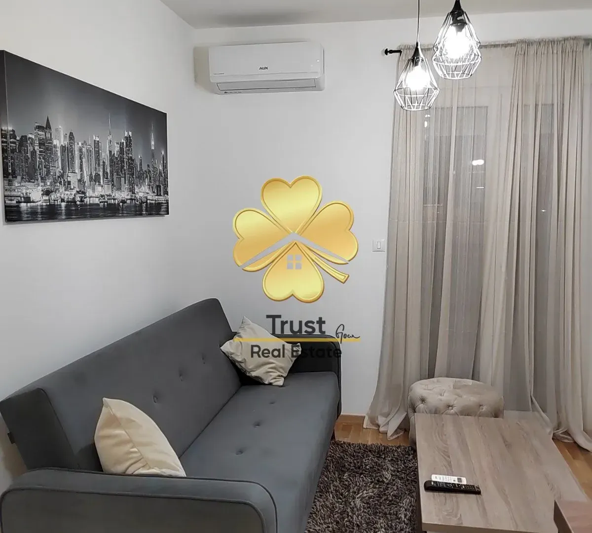 Rent, one bedroom apartment, 40m², Zabjelo, Podgorica