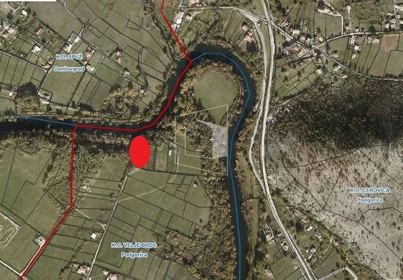 Prodaja, plac, 3025m², Velje Brdo, Podgorica