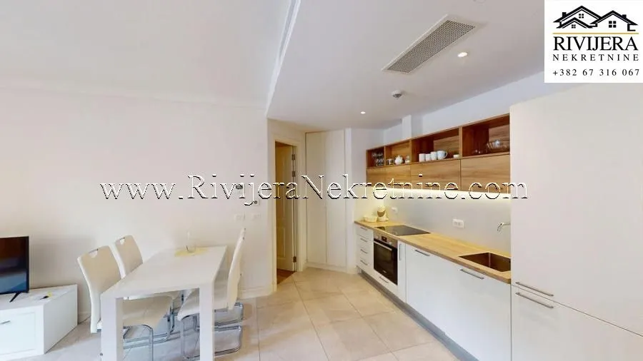 Prodaja, jednosoban stan, 55m², Luštica Bay, Tivat