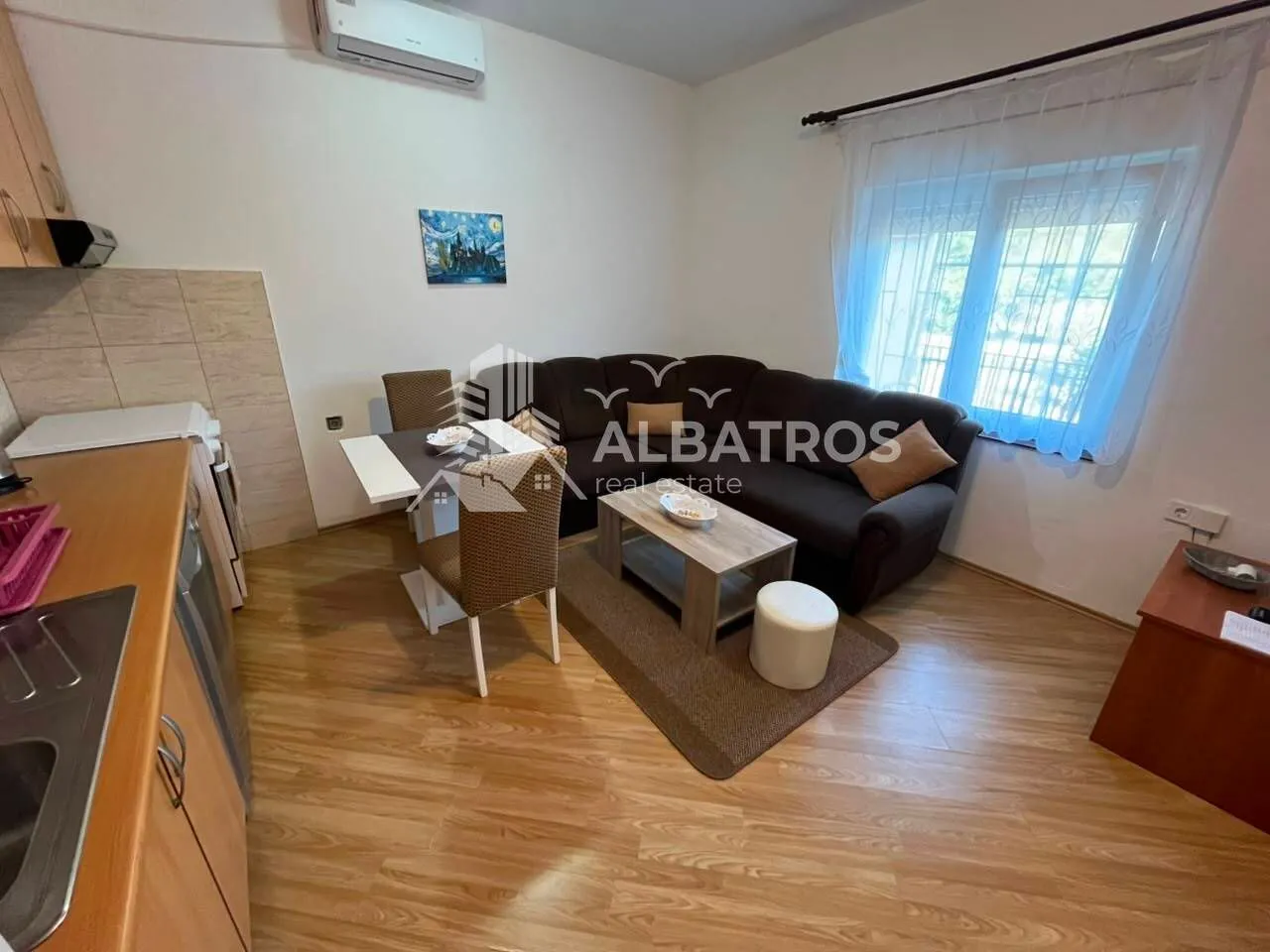 Rent, one bedroom apartment, 55m², Bjeliši, Bar