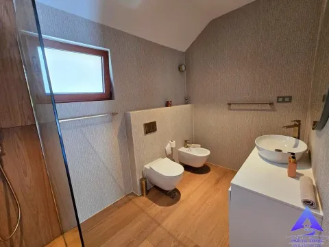 Moderne kupatilo sa tuš kabinom, umivaonikom, WC šoljom i bideom. - image 21