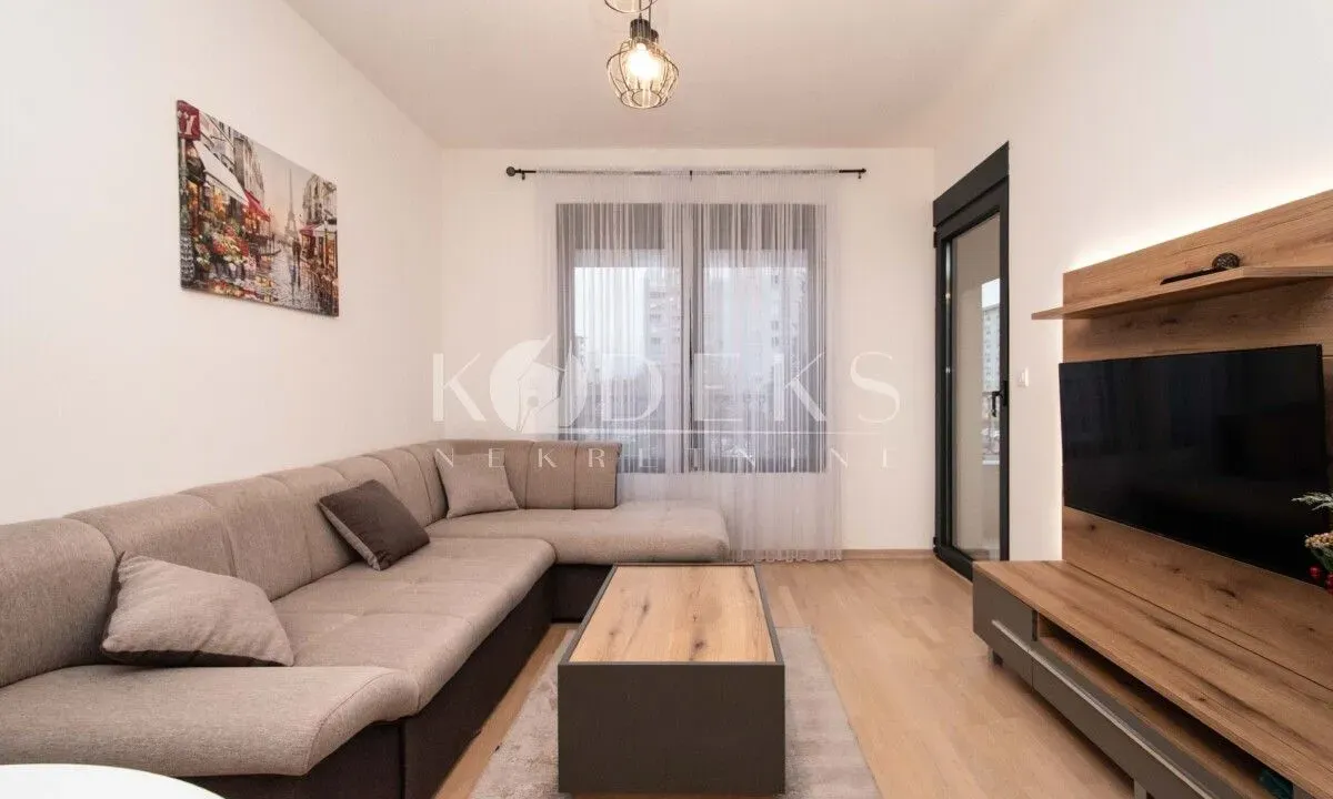 Rent, one bedroom apartment, 44m², Pobrežje, Podgorica