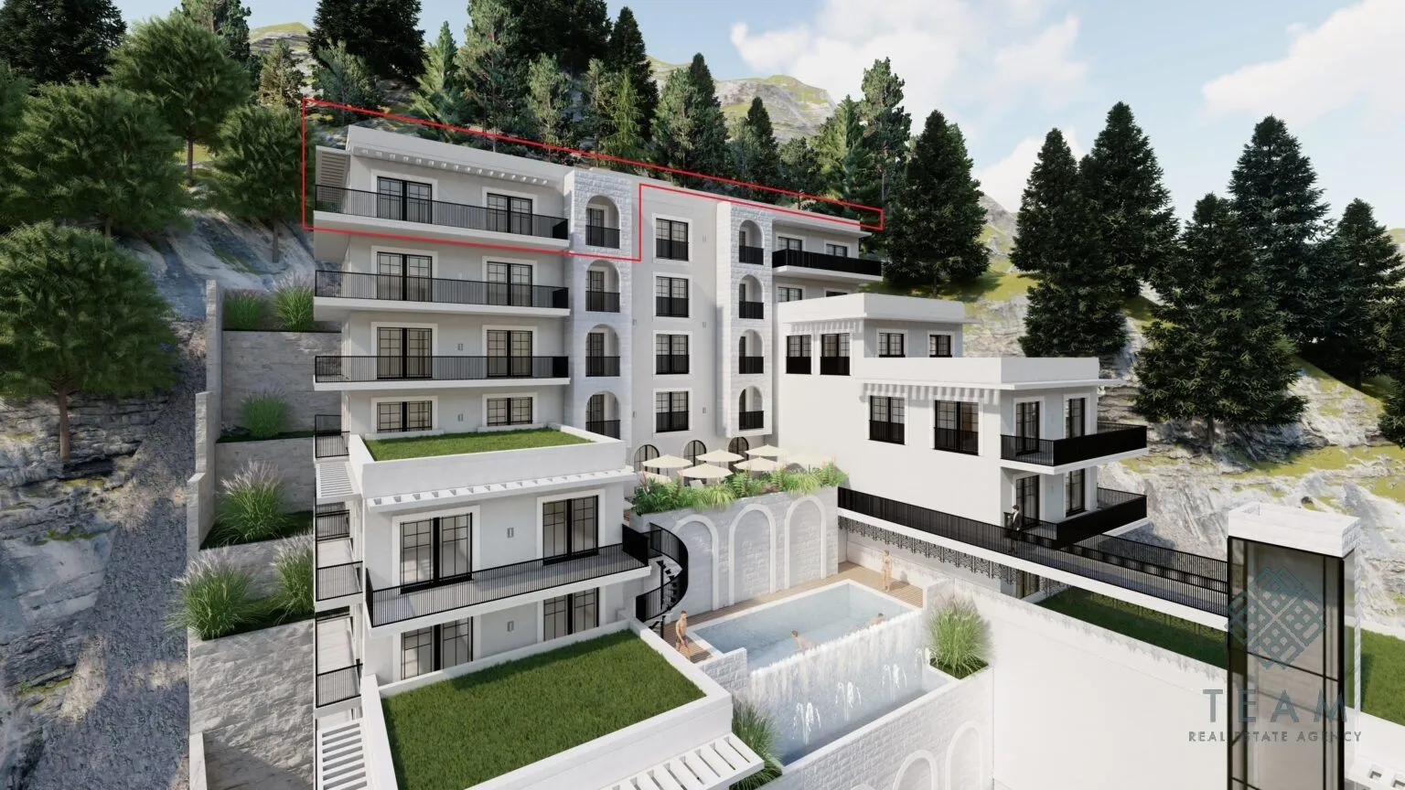 Sale, three bedroom apartment, 358m², Dubovica, Budva
