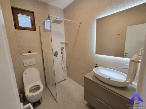 Moderne kupatilo sa tuš kabinom, umivaonikom i toaletom. - image 24
