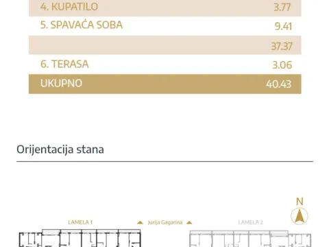 Prodaja, dvosoban stan, 40m², Novi Beograd Blok 25, Novi Beograd Sve Podlokacije - image 11