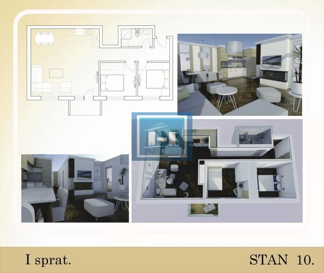 Prodaja, trosoban stan, 65m², Aqua park, Jagodina