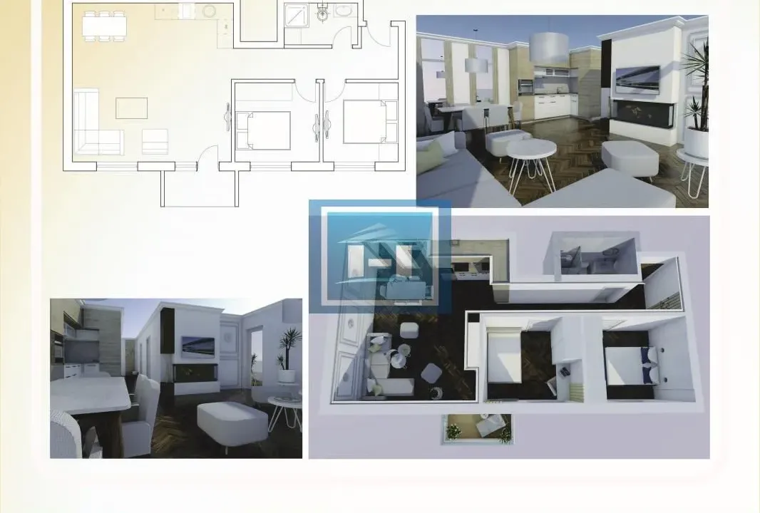 Sale, three bedroom apartment, 65m², Aqua park, Jagodina