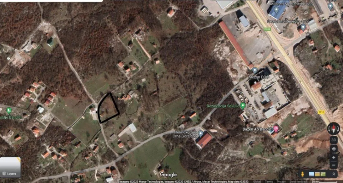 Sale, land lot, 2000m², Bandići, Danilovgrad