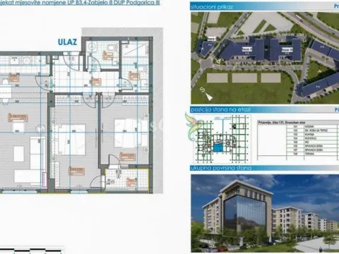 Prodaja, dvosoban stan, 69m², Zabjelo, Podgorica - image 2