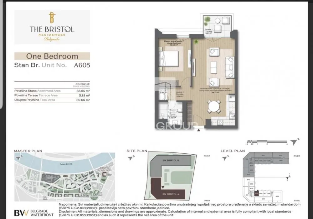 Prodaja, dvosoban stan, 71m², Savski Venac, Beograd