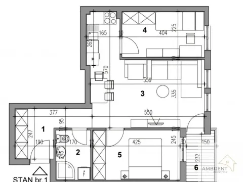 Sale, two bedroom apartment, 56m², Mirijevo Sve Podlokacije, Beograd - image 10