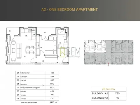 Prodaja, jednosoban stan, 49m², Risan, Kotor - image 13