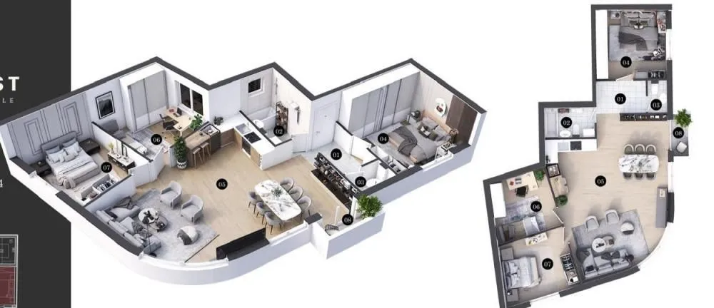 Sale, four bedroom apartment, 91m², Denkova Basta, Zvezdara Sve Podlokacije