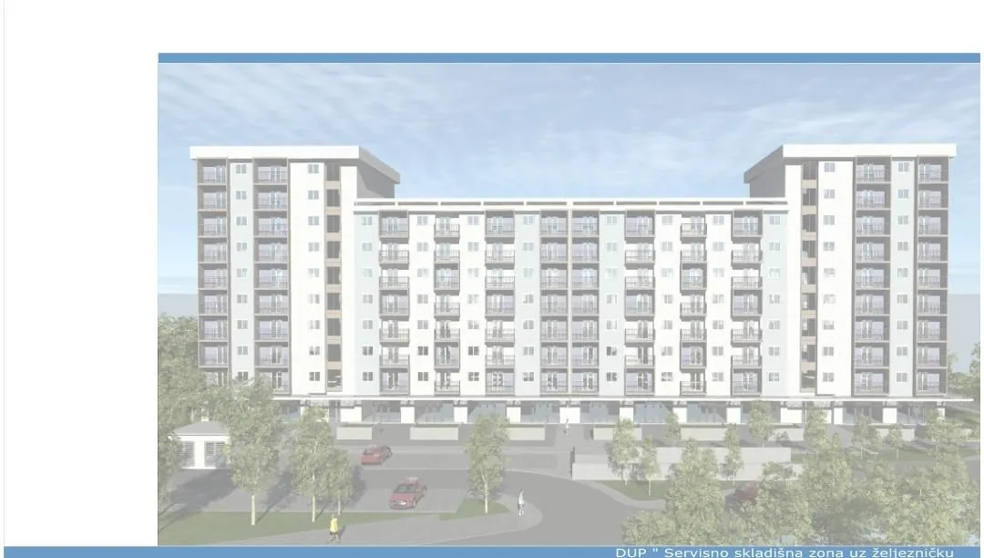 Sale, one bedroom apartment, 38m², Stari Aerodrom, Podgorica