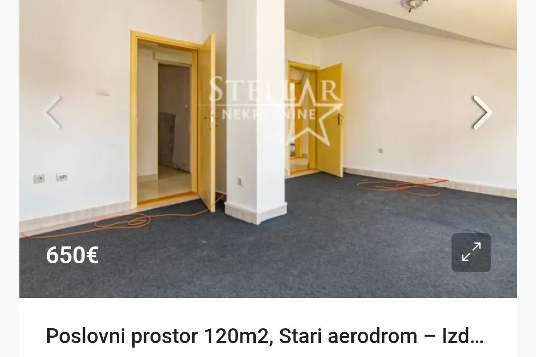 Rent, office space, 120m², Stari Aerodrom, Podgorica