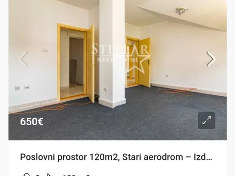 Izdavanje, poslovni prostor, 120m², Stari Aerodrom, Podgorica - image 2