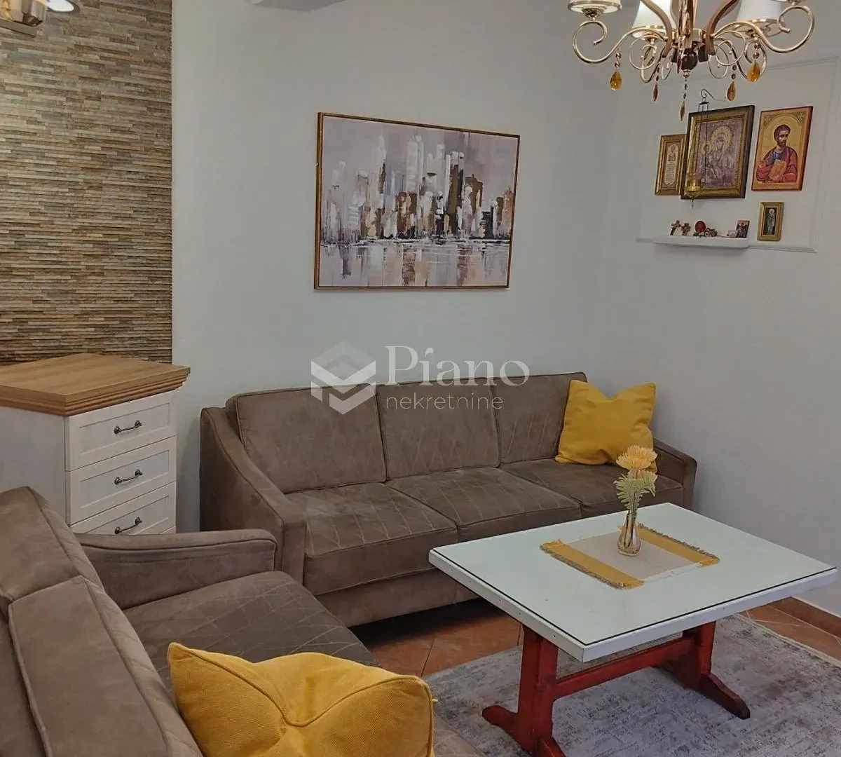 Rent, one bedroom apartment, 55m², Drač, Podgorica