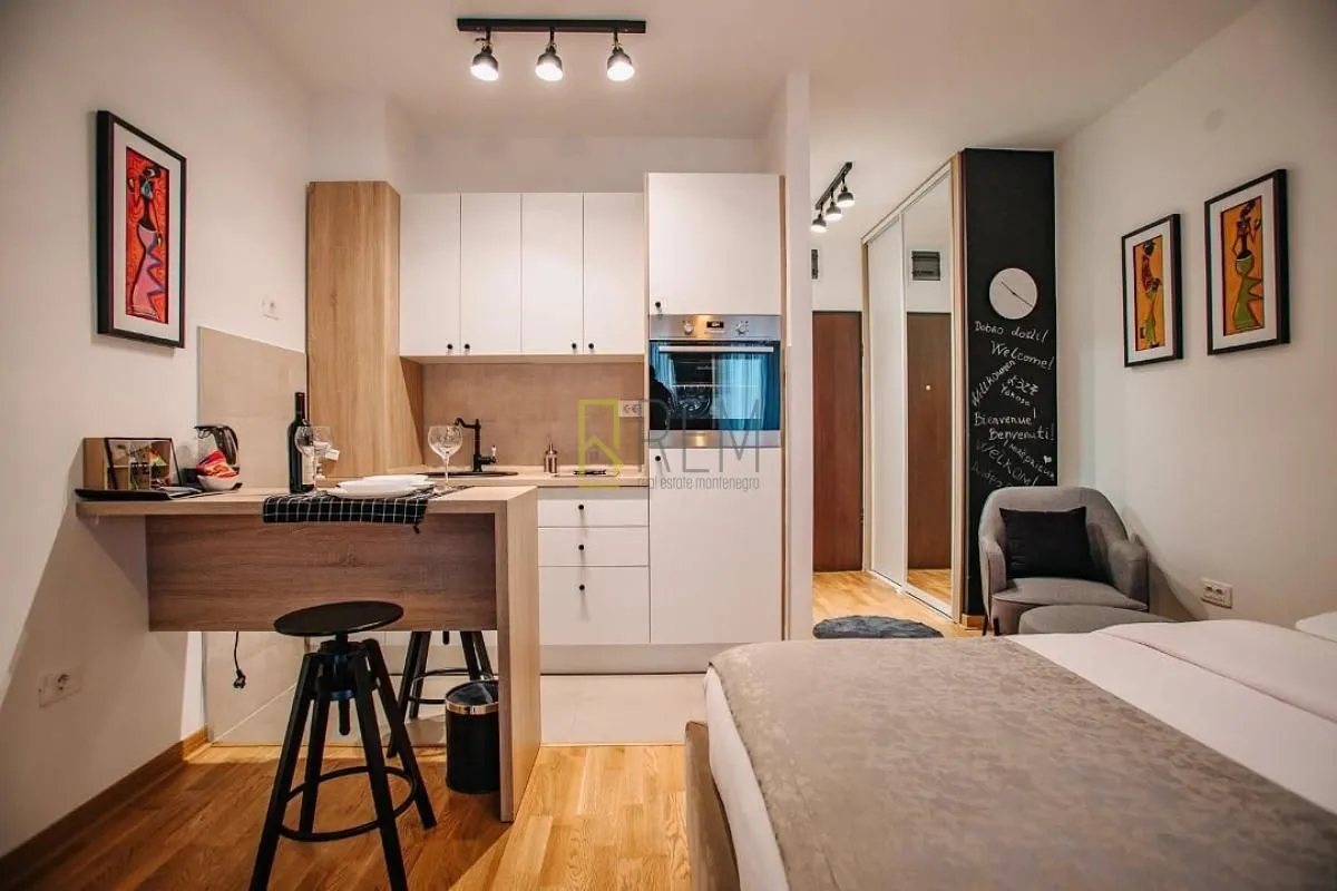 Prodaja, garsonjera, 26m², City Kej, Podgorica