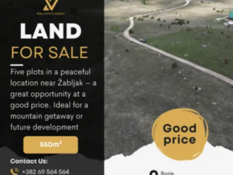 Sale, land lot, 550m², Borje, Žabljak