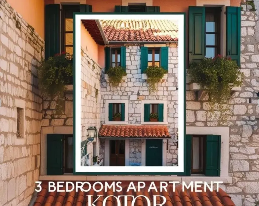 Prodaja, trosoban stan, 72m², Kotor, Crna Gora