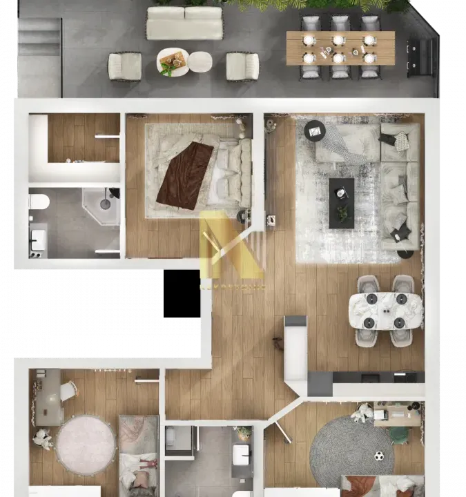 Prodaja, trosoban stan, 72m², Telep, Novi Sad Sve Podlokacije